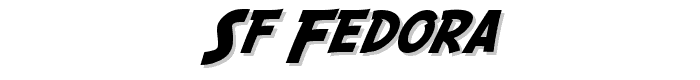 SF Fedora font
